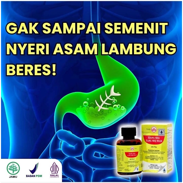 OBAT LAMBUNG DARI CINA  MAAG ASAM LAMBUNG AKUT  ORIGINAL 100% BPOM OBAT CINA ATASI MAAG DAN ASAM LAM