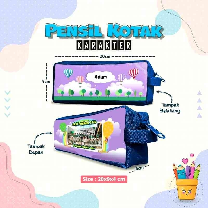 

CUSTOM TEMPAT PENSIL KOTAK FREE DESAIN TEMPAT PENSIL KOTAK UNTUK PAUD SD MI WISUDA