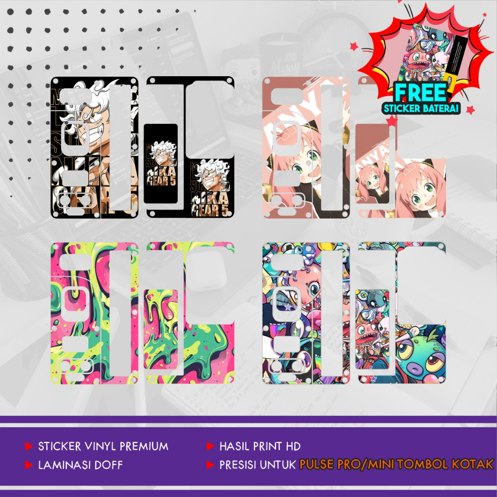 

Imaji Creative Stiker Vinyl Puls mini kotak