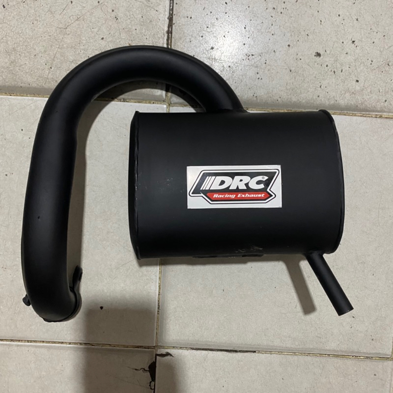 Knalpot Vespa Model RACING Merk DRC Vespa Super Sprint Px Ps Exclusive Excel