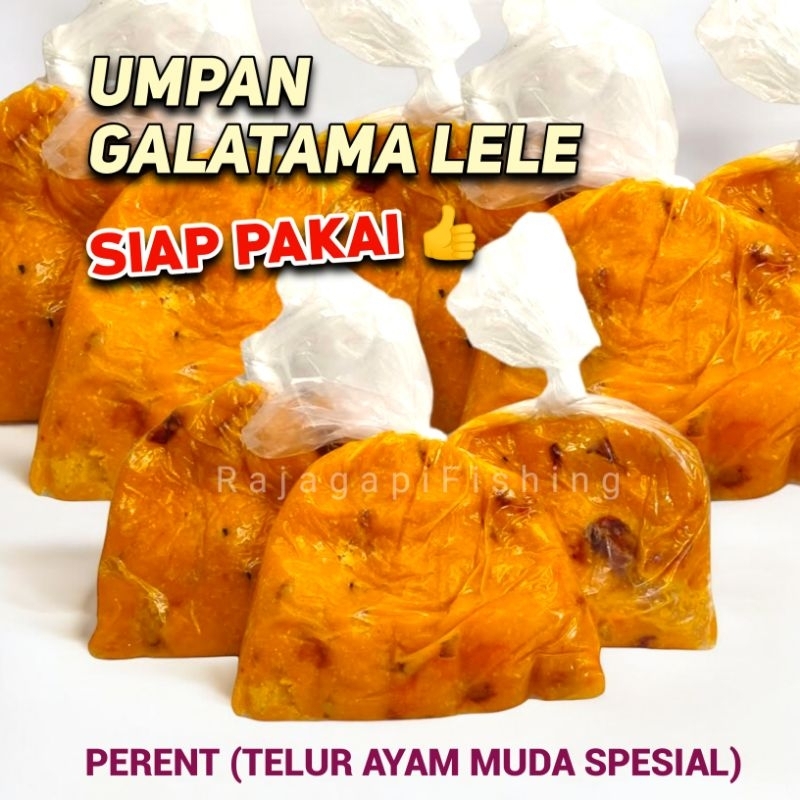Umpan Galatama Lele Spesial Perent/Telur Ayam Muda