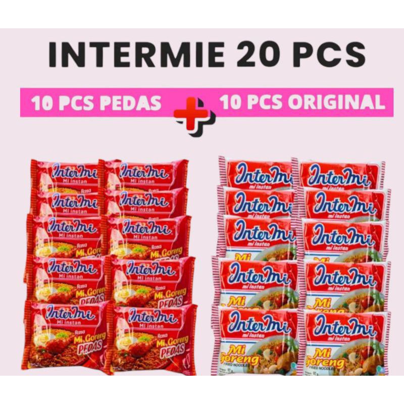 

intermie goreng pedas/ goreng ori / rasa baso