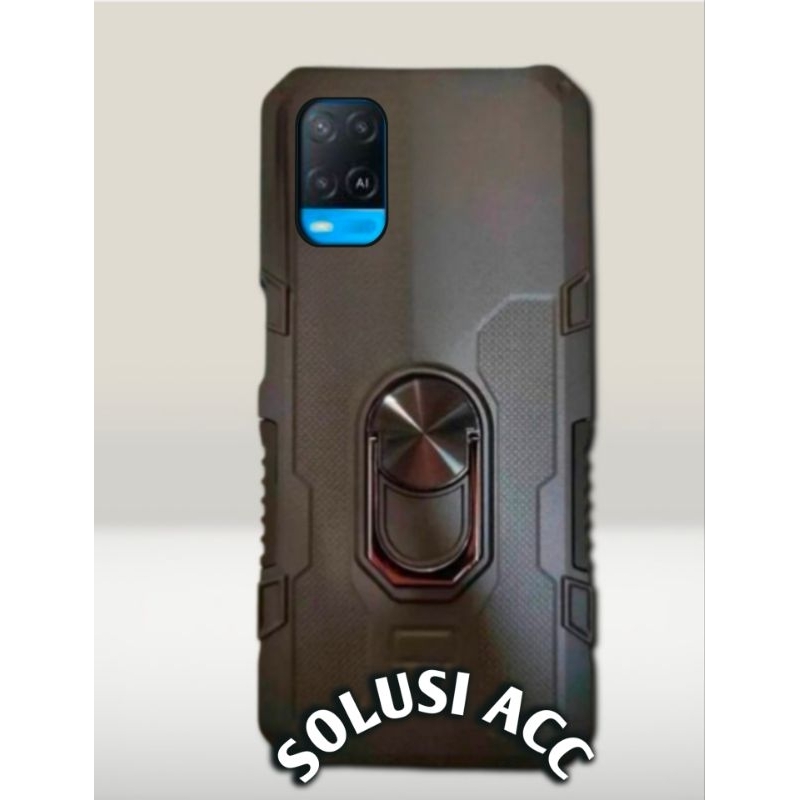 CASE OPPO A54 A54S ROBOT STANDING HARDCASE HIT RING EYE