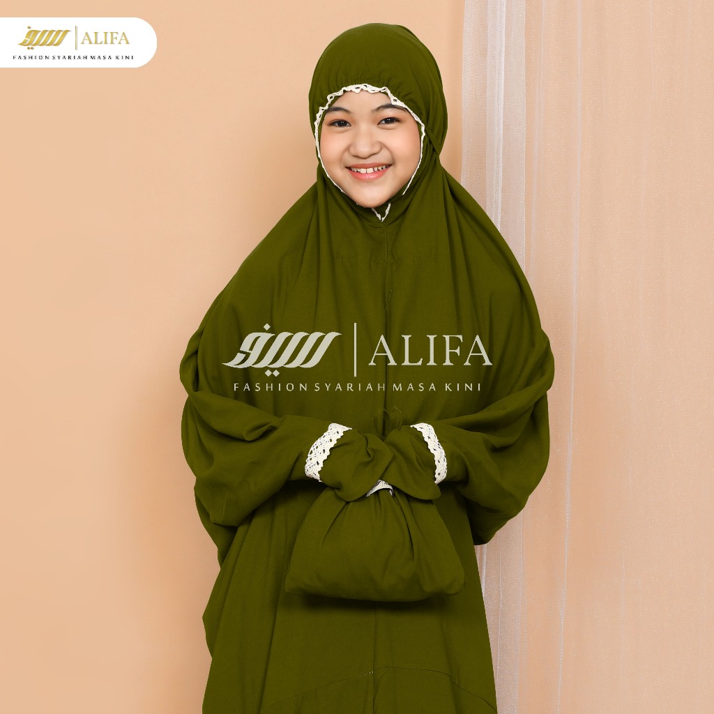 ZEIN MOSLEM - Mukena Terusan Anak Remaja Katun Mikro