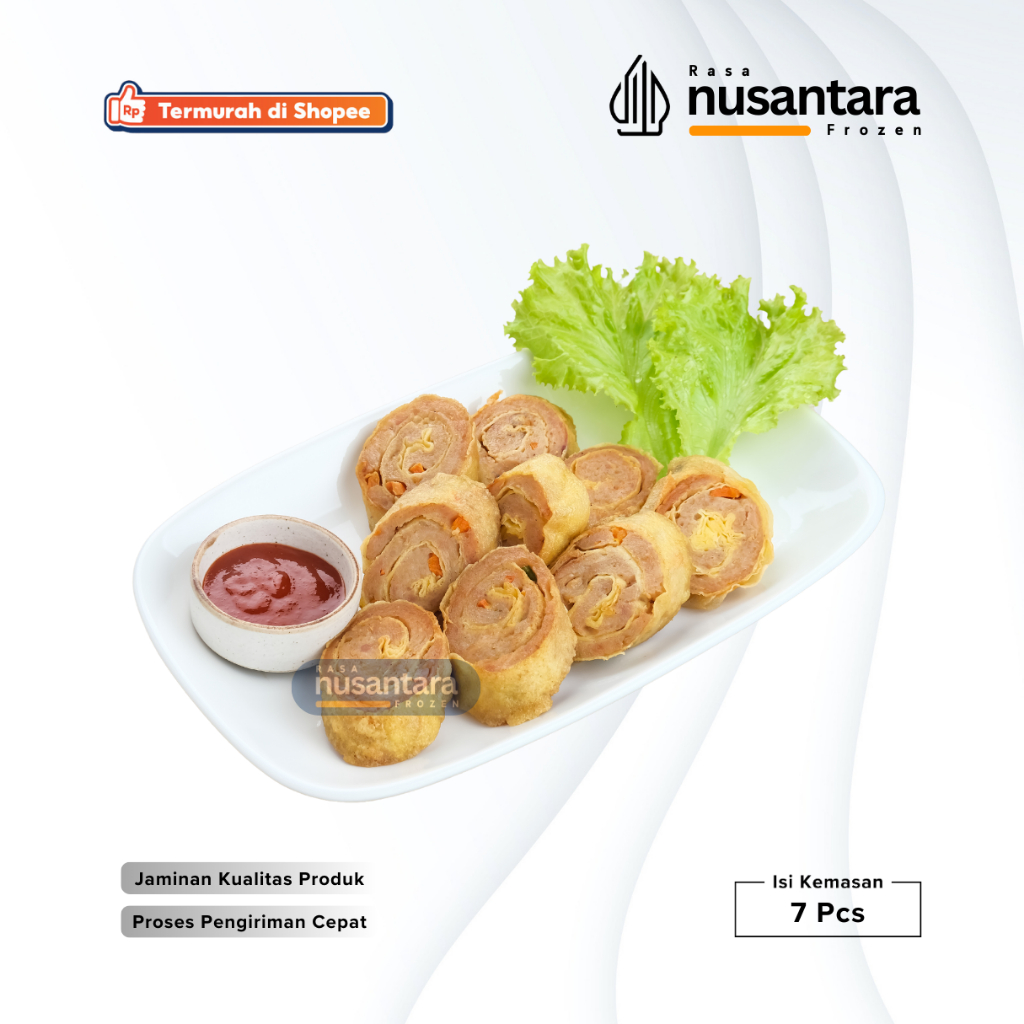 

Egg Rolls Jumbo isi 7 pcs Premium Frozen Food