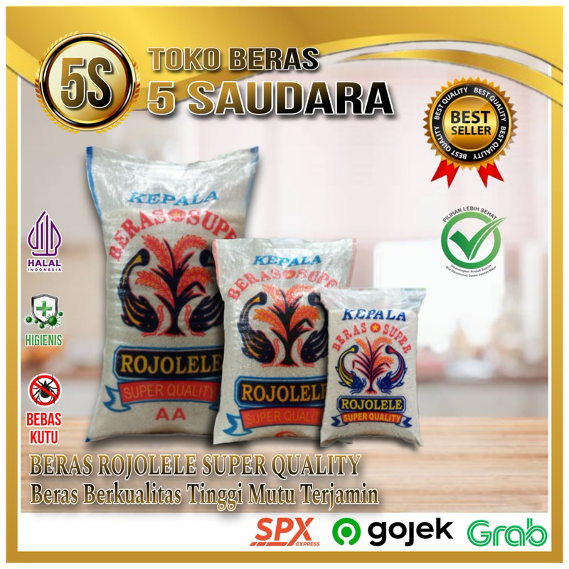 

BERAS ROJOLELE SUPER QUALITY 5KG 10KG 20KG