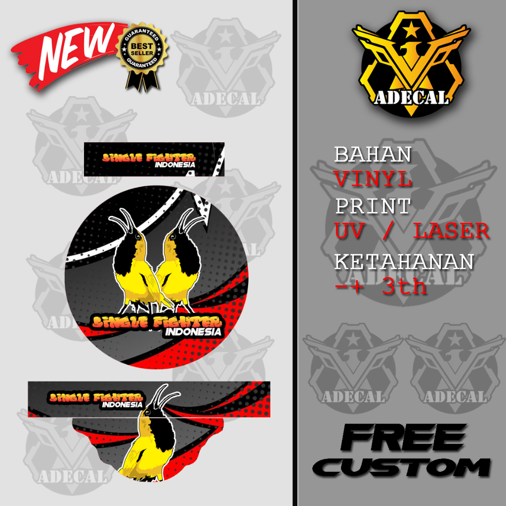 DECAL SANGKAR TEBOK LB / SOGON / BULAT