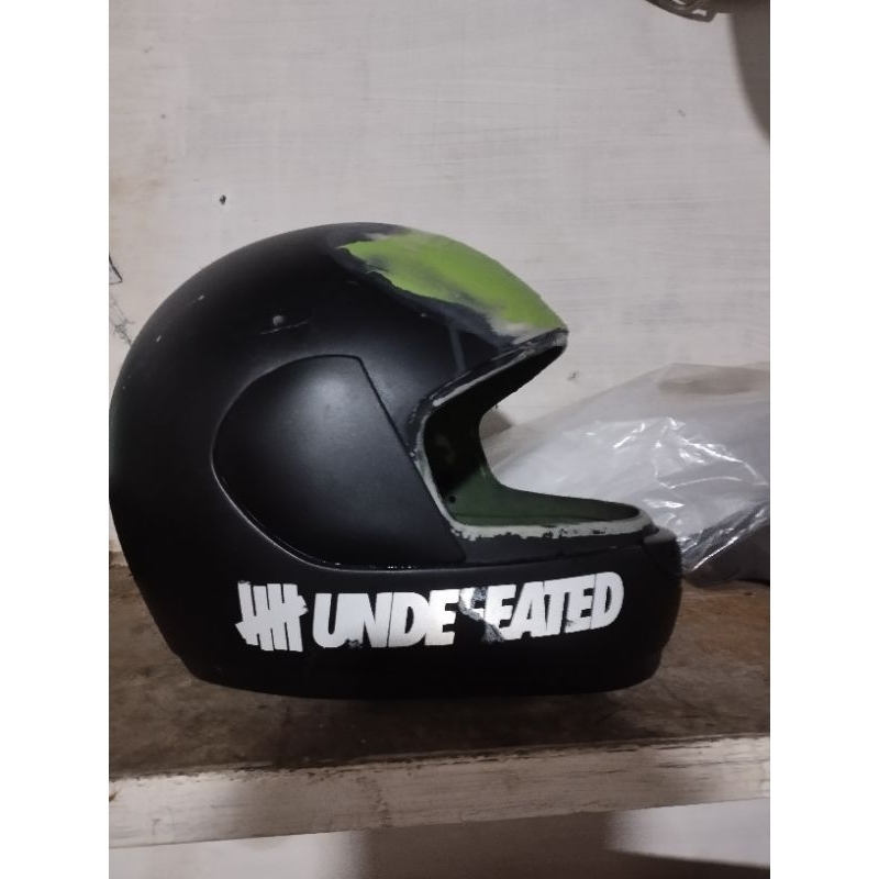 batok helm ninja ijo bahan ala ala