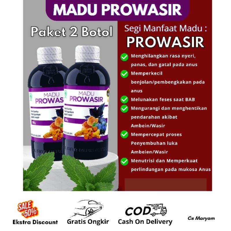 Pro Wasir Asli 100% - Star Paket 2 Botol Madu Imunoterapy Pro Wasir