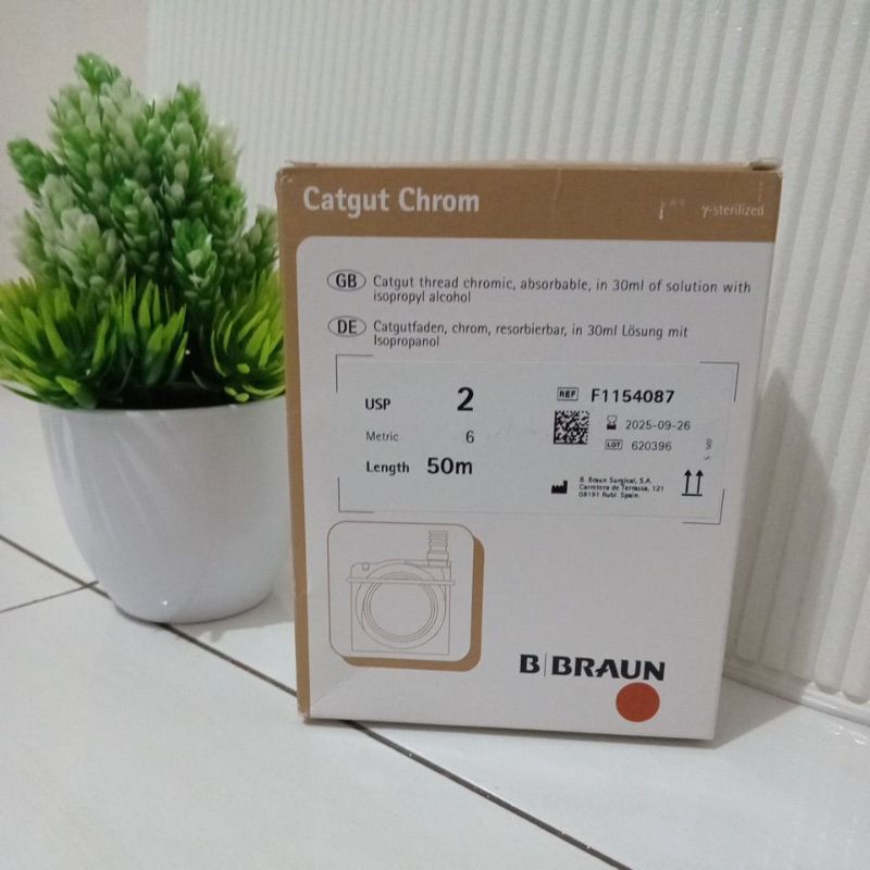 B braun benang chromic 2/Braun Catgut chromic 2/B braun cat gut chromic 2 exp 2027