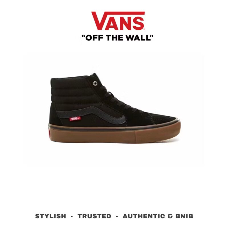 Vans Sk8 Hi Pro Black Gum