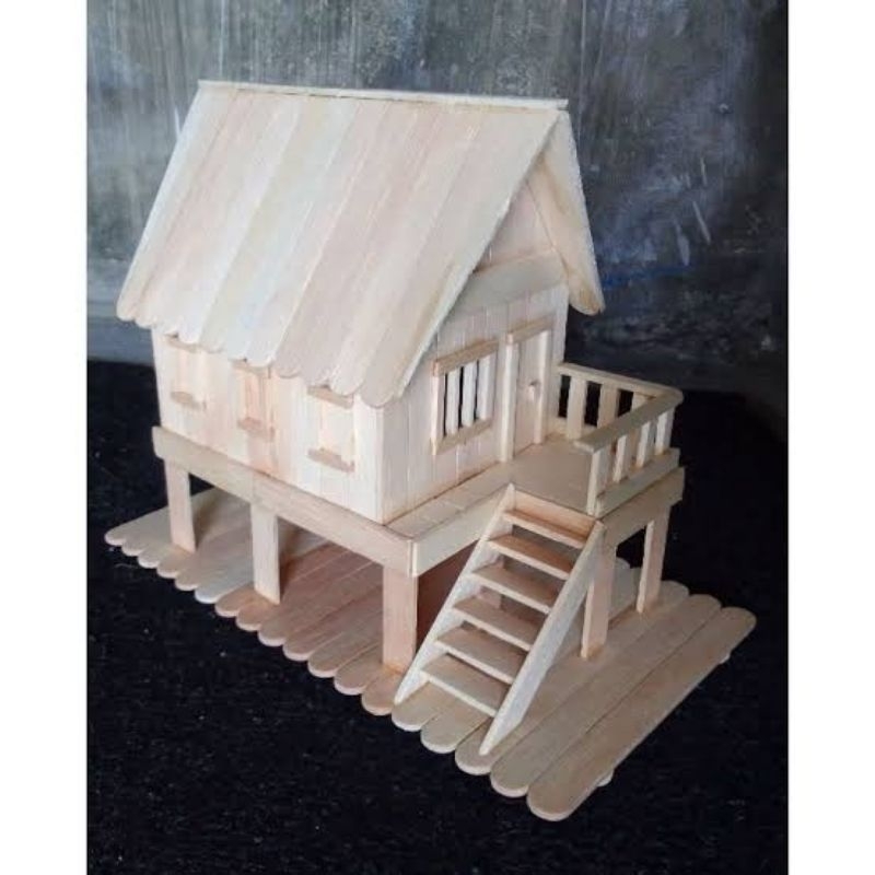 ready cod rumah adat dayak kalimantan