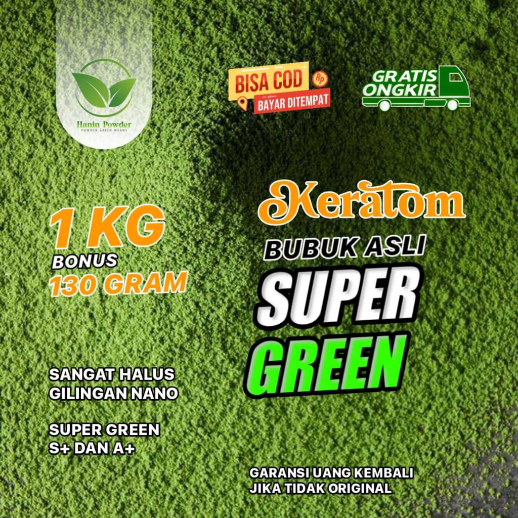 

Serbuk atau Bubuk daun hijau purli denga gilingan Grade A+ dan S+ 100% Original.