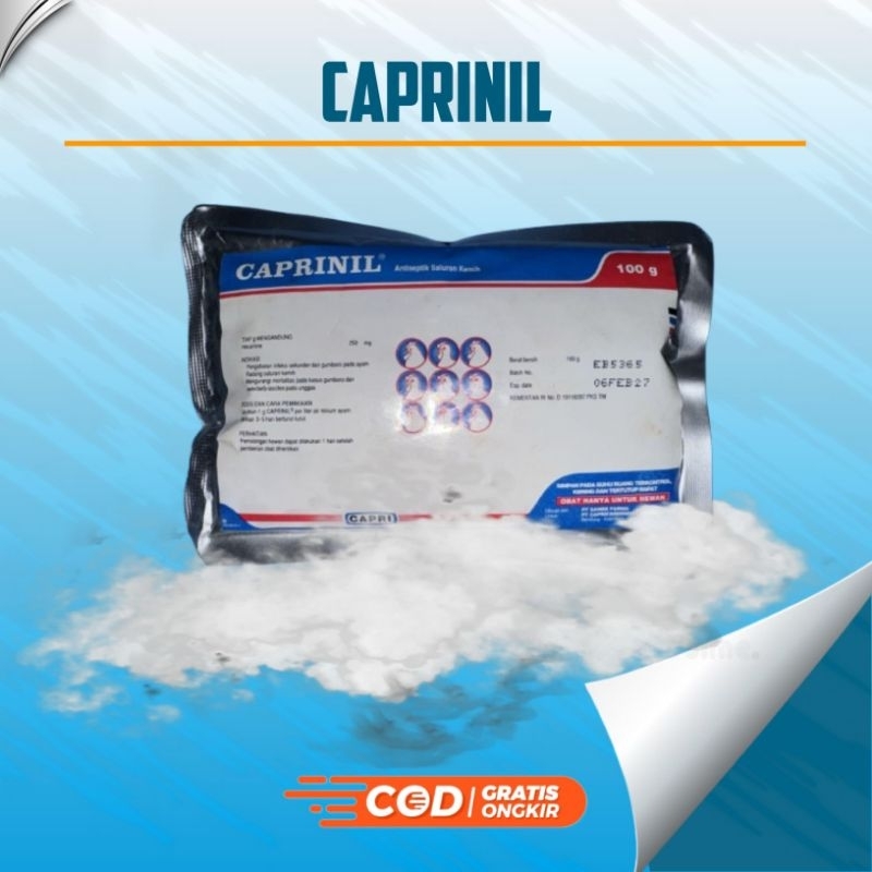 Caprinil 100 gram Obat Gumboro Ayam sejenis Gumbonal Rennil