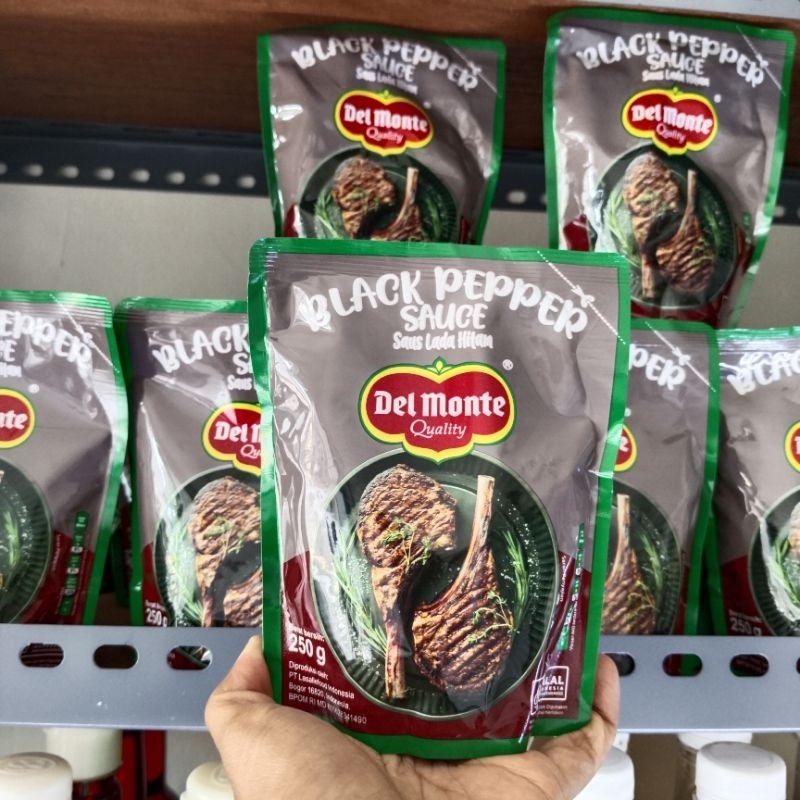 

Del Monte Black Pepper Saus Lada Hitam 250 gr