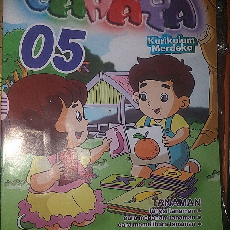 majalah anak tema tanaman paud tk ra kurikulum merdeka