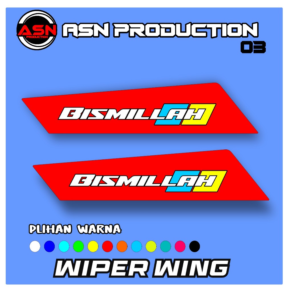 WIPER WING VARIASI UNTUK MOBIL PICK UP VARIASI WIPER GRANDMAX,L300 ,CARRY,TRAGA.KIJANG.PANTHER KODE 