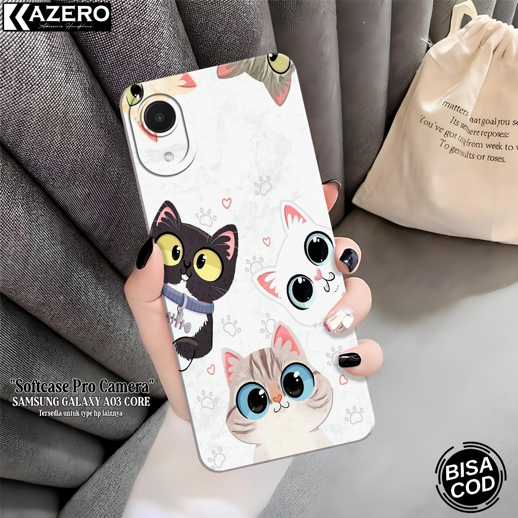 Kesing Hp Samsung Galaxy A03 Core Case Kucing - Case Samsung Samsung A03 Core - Casing Samsung A03 C