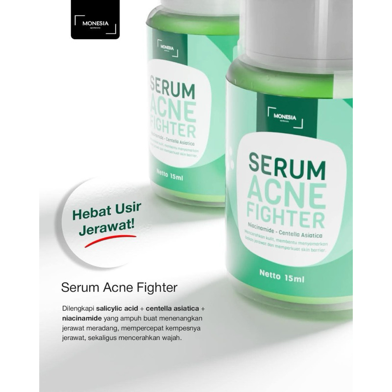 Monesia Serum Acne Fighter Niacinamide Centella Asiatica