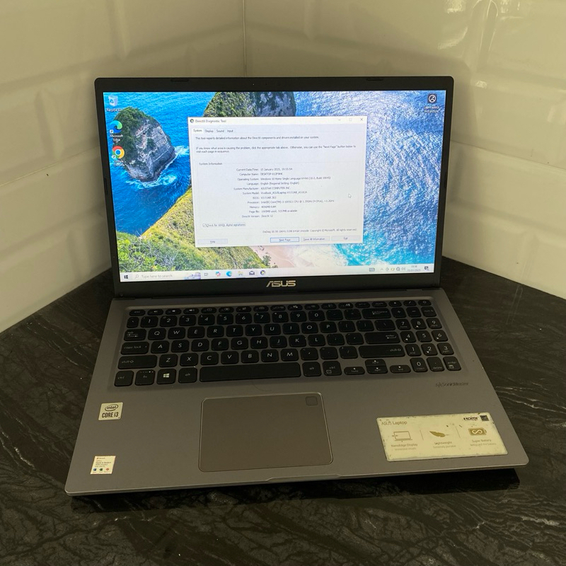 Laptop Asus X516J Core i3 gen 10