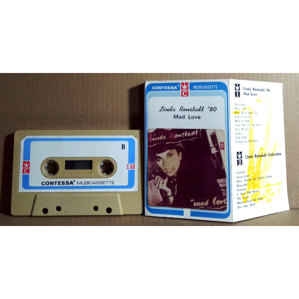 LINDA RONSTADT - MAD LOVE - Kaset