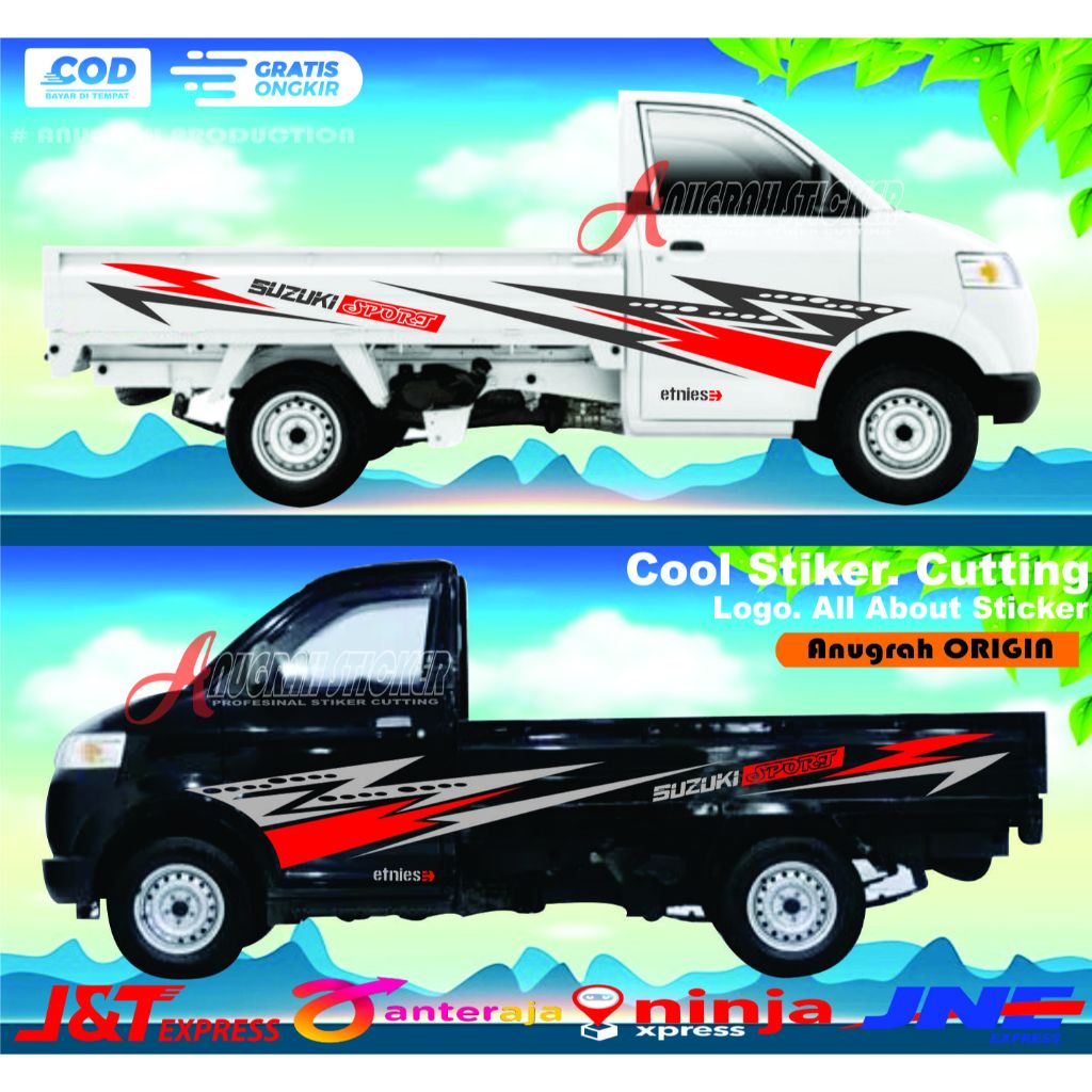 PROMO STICKER STIKER CUTTING MOBIL PICK UP MEGA CARRY APV