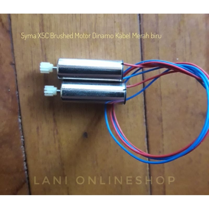 Dinamo Motor Drone Syma X5, X5C Kabel Merah biru