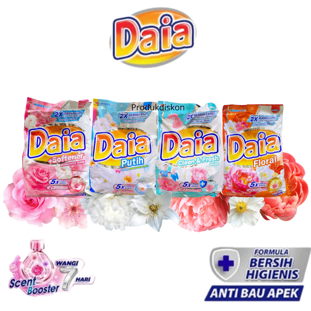 DAIA Deterjen Softener 1.5 kg - Deterjen Bubuk