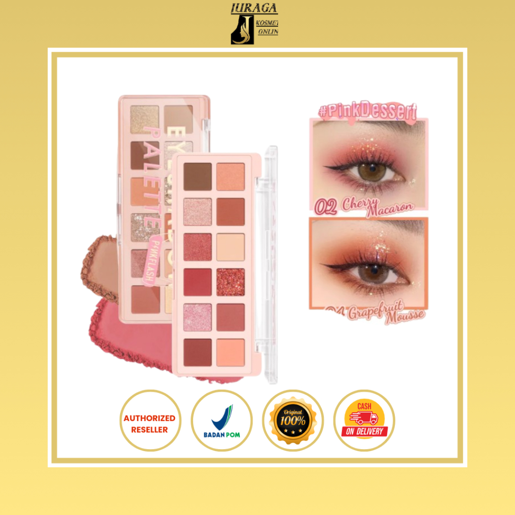 PINKFLASH PinkDessert 12 Shades Eyeshadow Palette