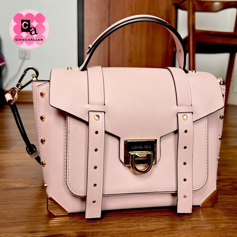 MK Manhattan Medium Leather Satchel Preloved