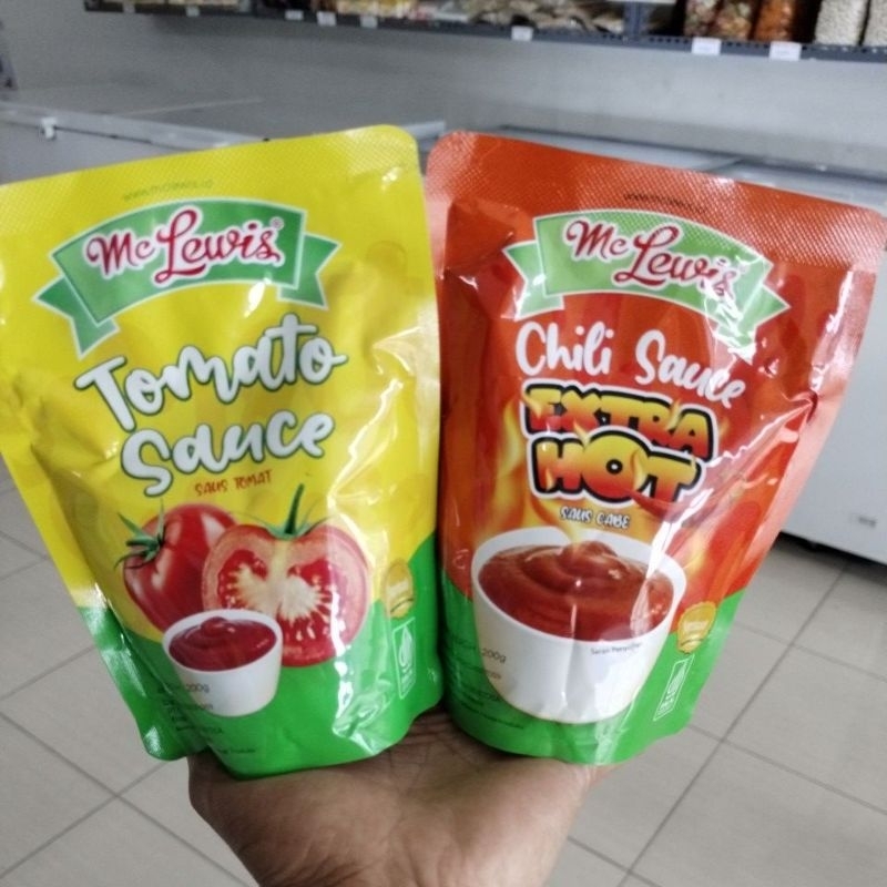 

Mc Lewis Saos Pouch 200gr/Mc Lewis Tomato Sauce Xtra Hot Sauce 200gr