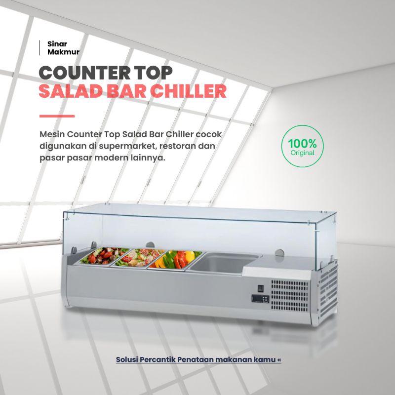Counter Top Salad Bar Chiller Fomac CTS-VRX1200