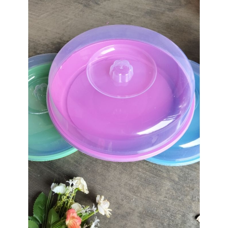 Tempat Kue,Roti/ Wadah Gorengan Bulat Serbaguna