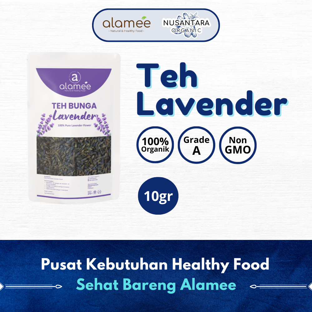 

ALAMEE 10gr Teh Bunga Lavender Tea Organik Kering Dried Flower