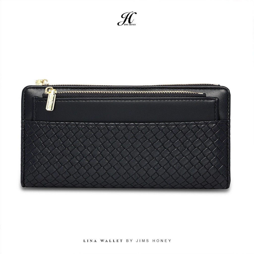 JIMS HONEY LINA WALLET Dompet Lipat Panjang Wanita Cewek Fashion Jimshoney Casual Terbaru
