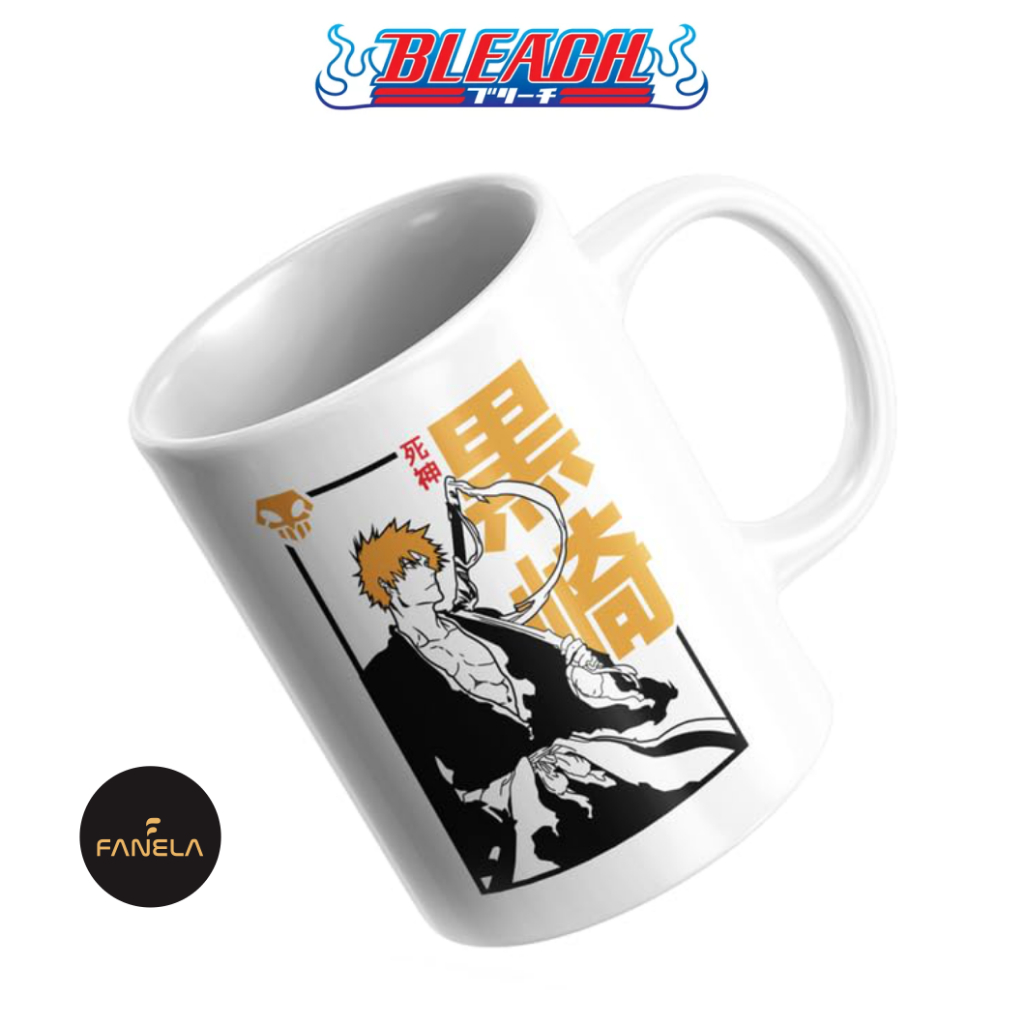 Mug Bleach Ichigo Kurosaki Gelas Kopi Bleach Ichigo Kurosaki
