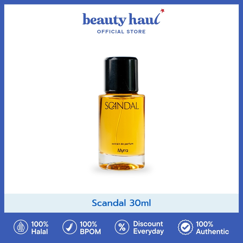 MYRA Scandal Extrait De Parfum - Parfum Myra, Parfum Wanita Aroma Floral Amber