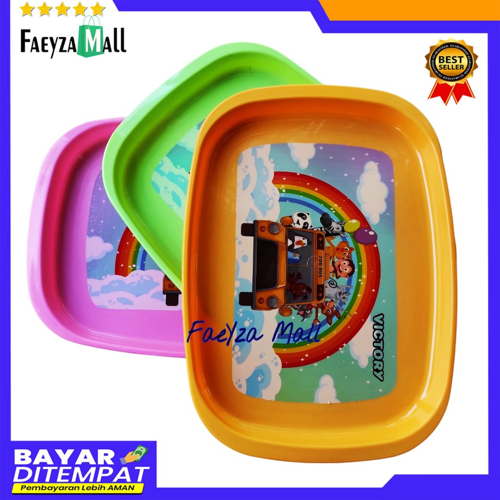 SANGAT TEBAL  Nampan Plastik karakter / Baki plastik lucu / Nampan Besar / Nampan Karakter / Baki by