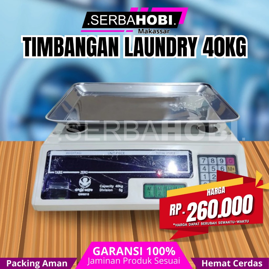 Timbangan Laundry Good Wife / Timbangan Digital / Timbangan Laundry [40 kg]