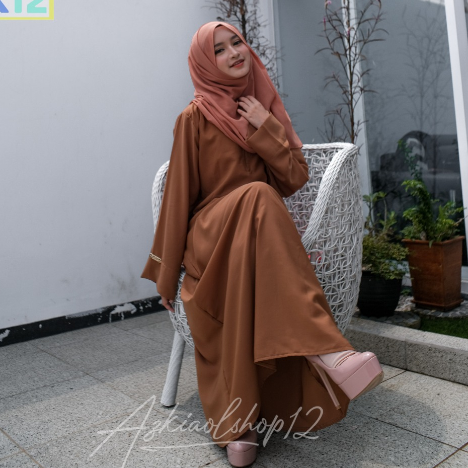 ( BISA COD ) ABAYA POLOS GAMIS WANITA MUSLIM REMAJA/BASIC ABAYA TURKI