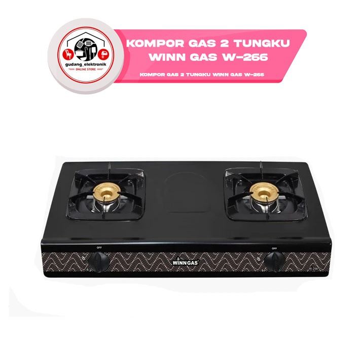 Kompor Gas 2 Tungku Winn Gas W-266