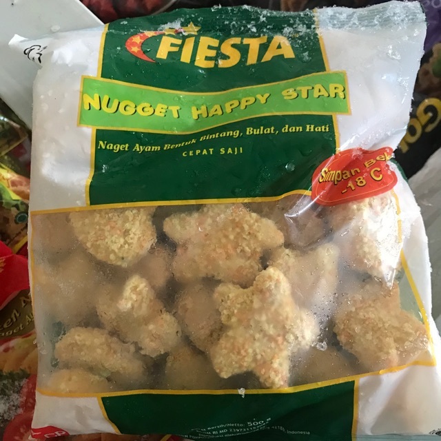 

Fiesta Nugget Happy Star 400 Gr Barcode 8993207240855