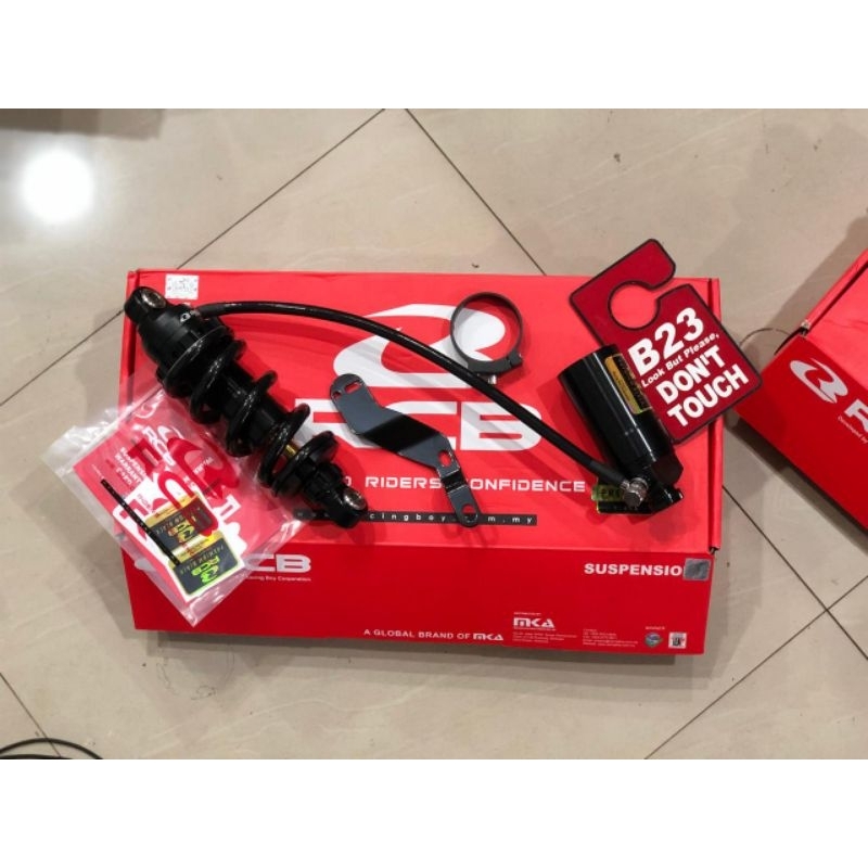 Shock db2 purple honda sonic 229mm rs150r monoshock rcb racingboy racing boy double klik black serie