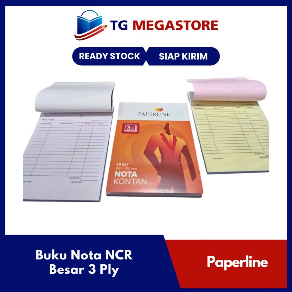 

Buku Nota NCR Paperline Besar 3 PLY