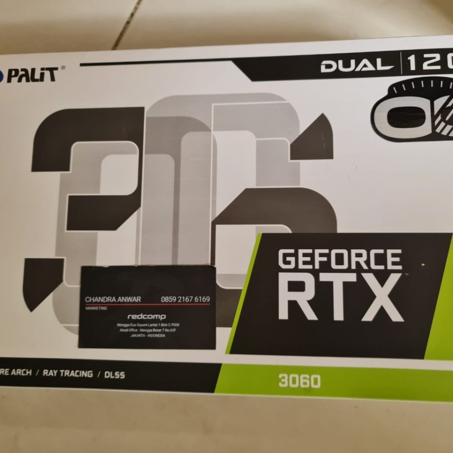 VGA GEFORCE Palit RTX3060 / RTX 3060 DUAL OC 12GB DDR6