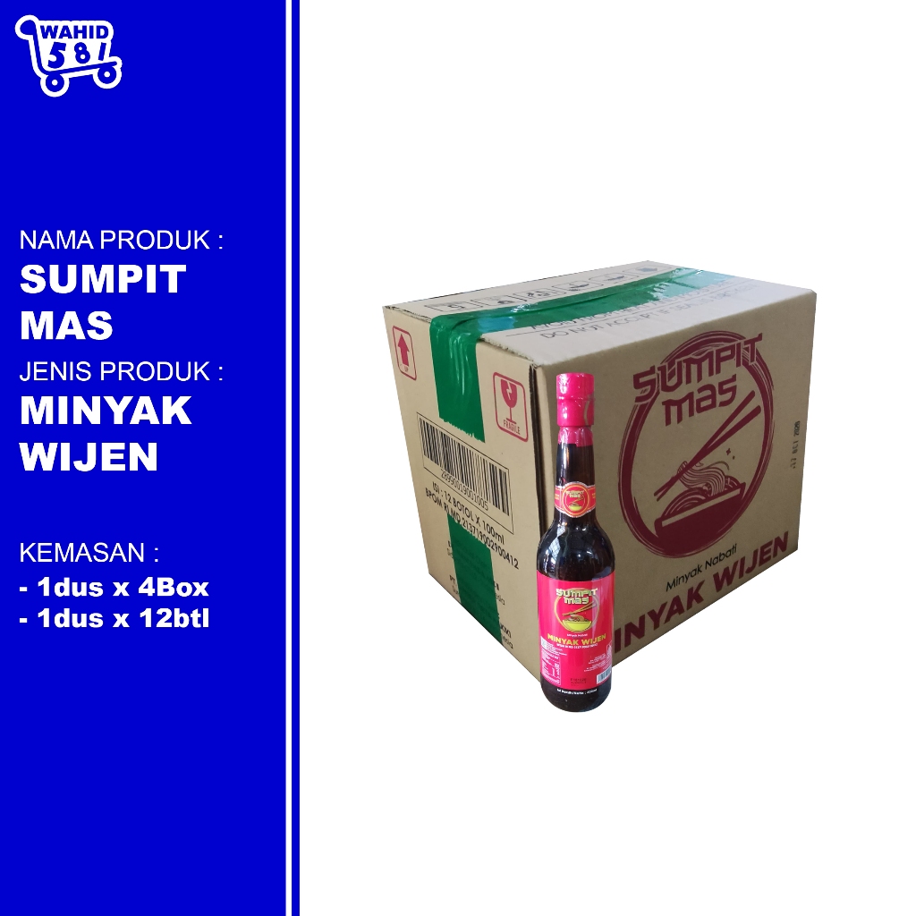 

Sumpit Mas / STH Minyak Wijen Nabati / 600ml / 1x12pcs