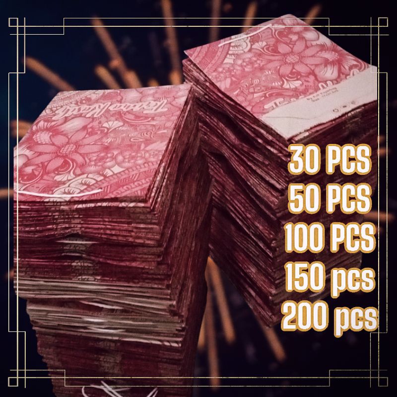 

tas souvenir sedang 200pcs UK 21×17×5cm paper bag motif batik