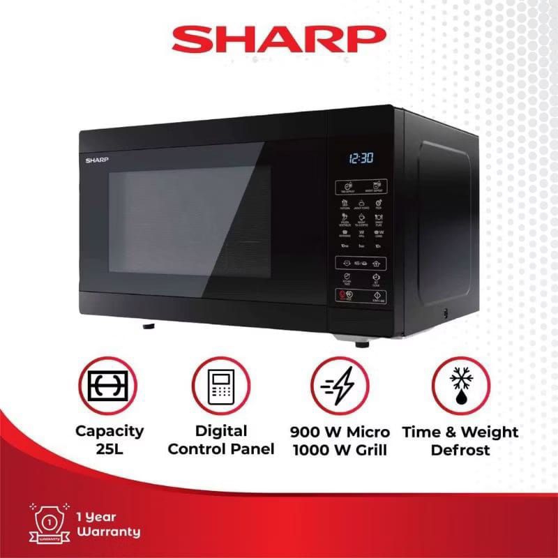 Microwave SHARP 25 Liter R-725DA-BK