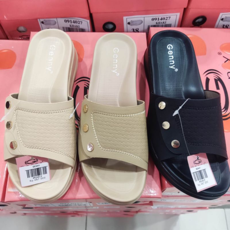 GENNY SHOES ORIGINAL❗Sandal Wedges Wanita