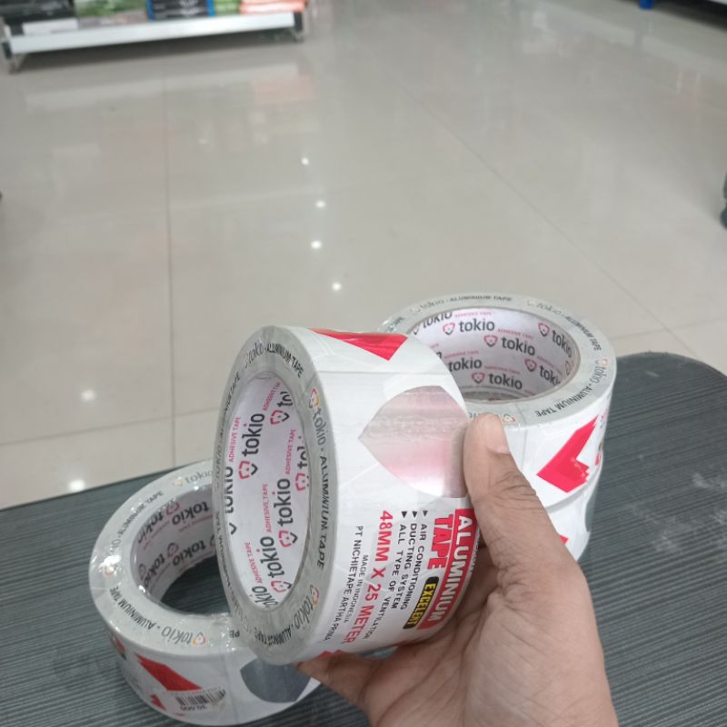 ISOLASI ALUMINIUM LAKBAN TAHAN PANAS  LEM PANCI TOKIO